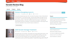 Desktop Screenshot of keratinreviewblog.com